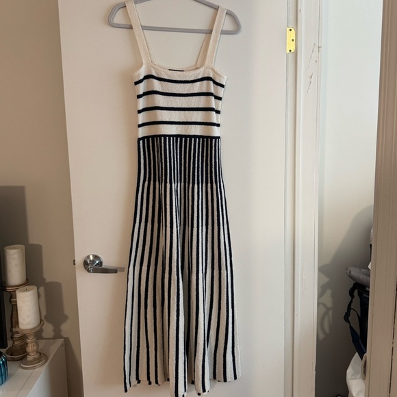 Zara Cutwork Midi Dress - Picture 2 of 4